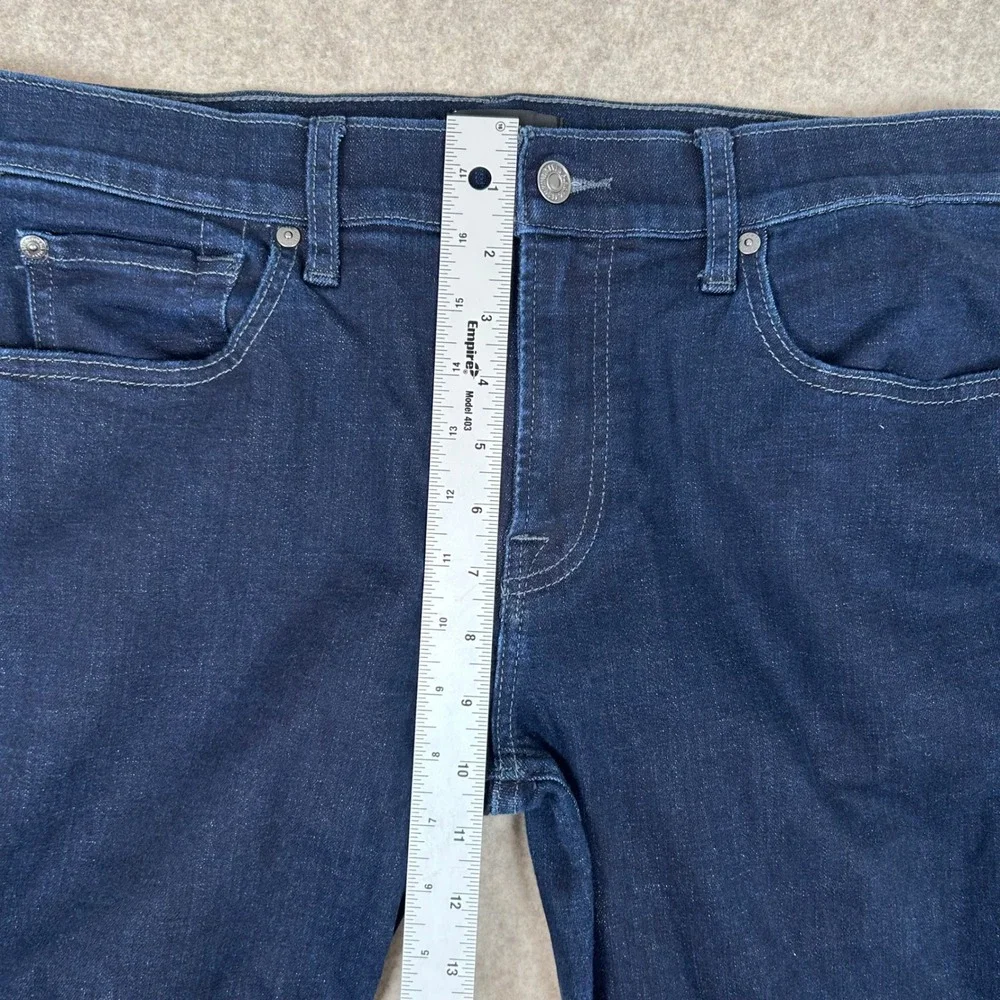 7 For All Mankind Jeans Men 34 Dark Blue Slim Fit Indigo Denim